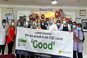 Care team at Lower Meadow over the moon with improved CQC rating 