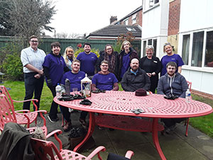 BT staff volunteer at Teesside care home