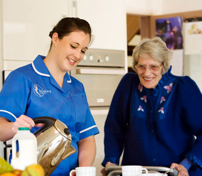 Tonbridge Care Home Resident & Nurse