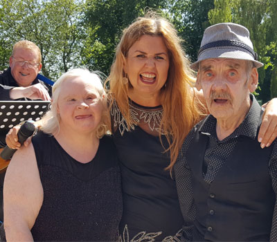 Singers at care home’s mini-festival inspired by Glastonbury