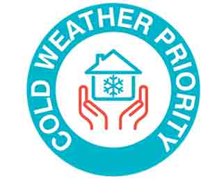 Cold weather priority logo