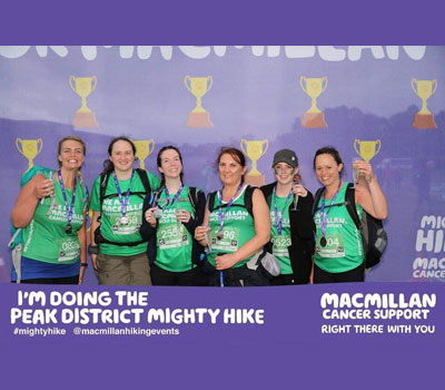 Hill Care Group staff at Macmillan Cancer Walk