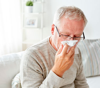 Man in care home beating the flu