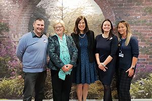 Abbotswood Court Staff At Their Coffee Morning 