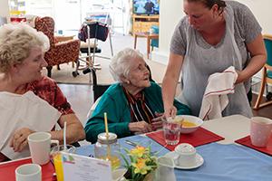 Borough Care Residents Enjoying New Meal Service    