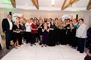Eastenders star celebrates with care workers