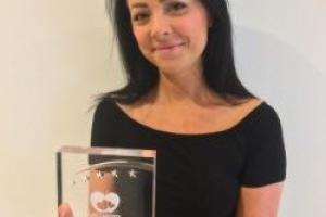 Amy Collins wins Outstanding Carer award