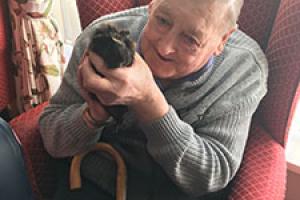 Pets charm residents at Teesside care home