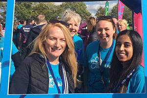 Care Staff on Memory Walk