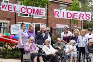 Riders at Care UK’s national fundraiser