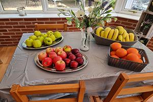 Fruit basket - to boost car worker wellbeing